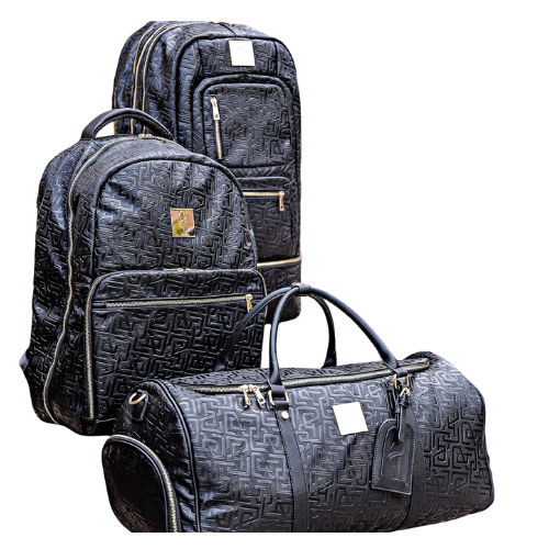 Monogram Leather 3 Bag Set