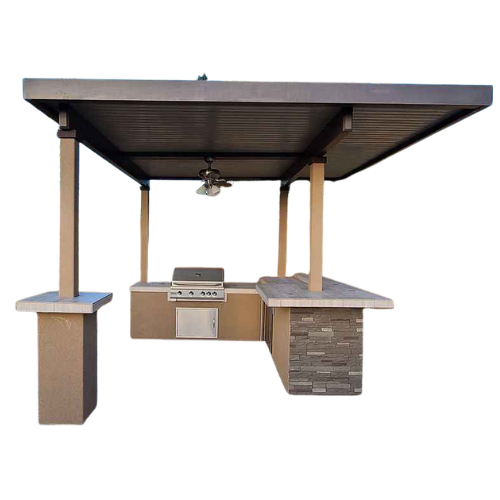 KoKoMo 12' BBQ Island & Pergola