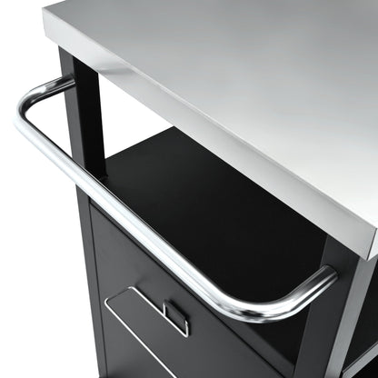 K&K 54.5" Stainless Steel Prep Station