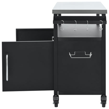 K&K 54.5" Stainless Steel Prep Station
