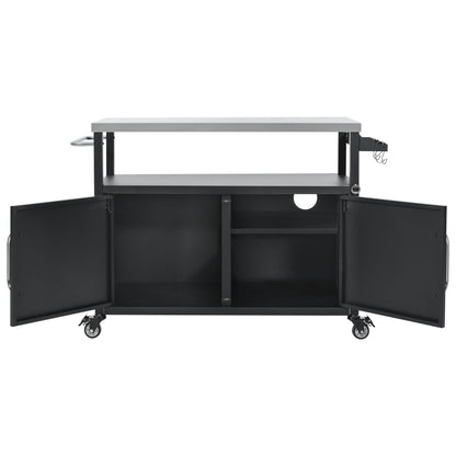 K&K 54.5" Stainless Steel Prep Station