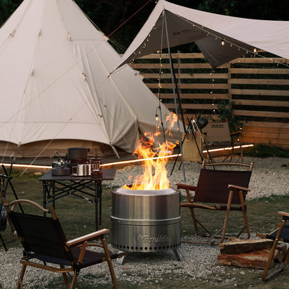 Pluto R19-SS Smokeless Outdoor Fire Pit