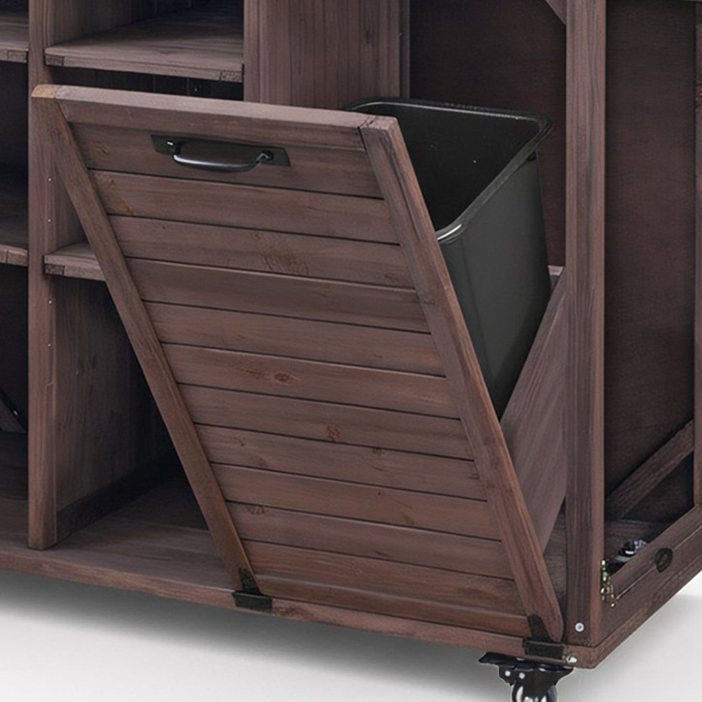 K&K 78" Grand Prep Station with Foldable Grill Table