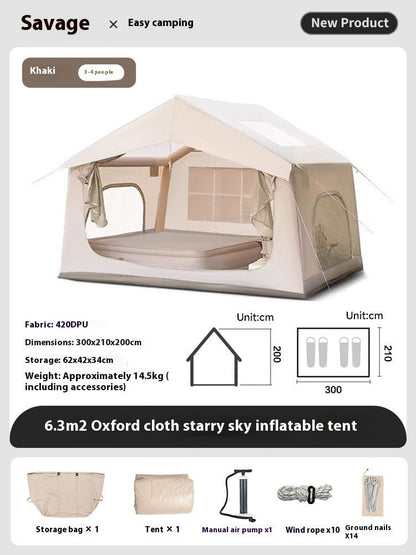 6-Person Air-Inflatable Tent