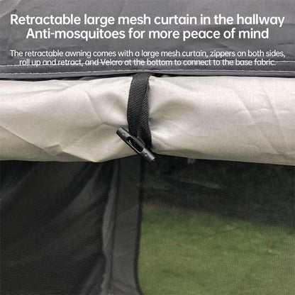 Outdoor Extended SUV Tail Tent Room, Vehicle-mounted Tent, Trunk Tent, Car Rear Trunk Tent
