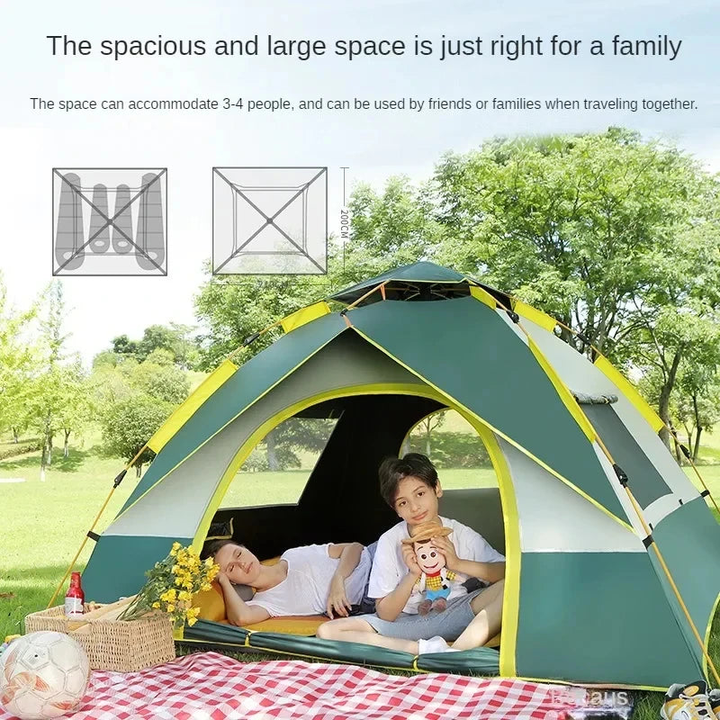 2-Person Quick-Open Pop-Up Tent