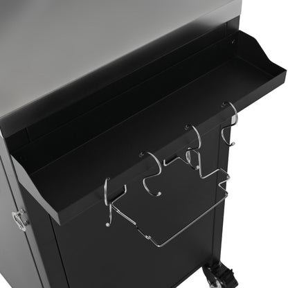 K&K 55.5" Outdoor Kitchen Island with Sink
