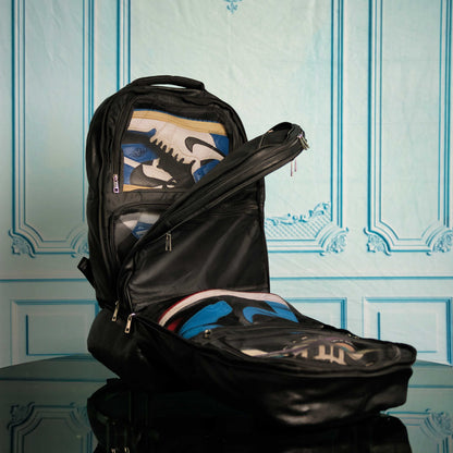 Black Leather Signature Bag Set