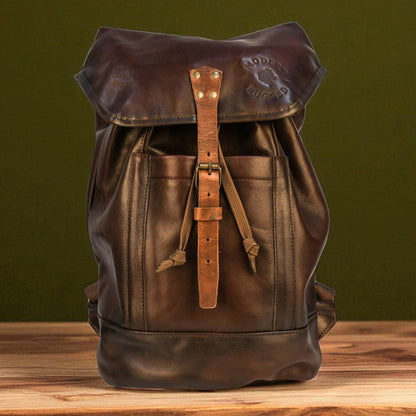 Bovine Leather Single Strap Backpack