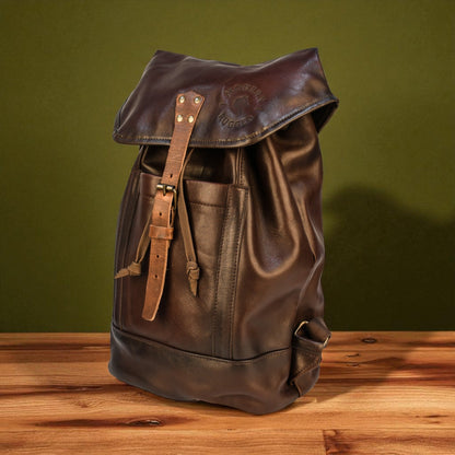 Bovine Leather Single Strap Backpack
