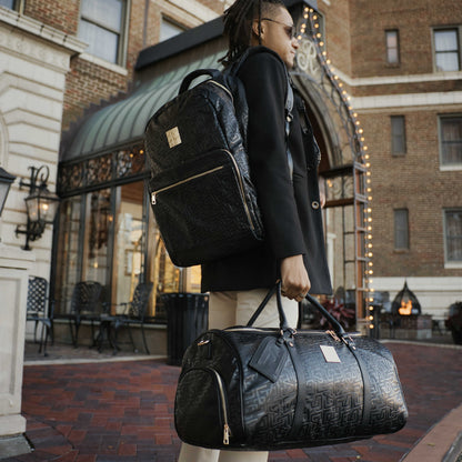 Monogram Leather 2 Bag Set