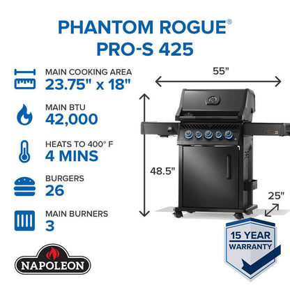 Napoleon Phantom Rogue 425 with Infrared Burners