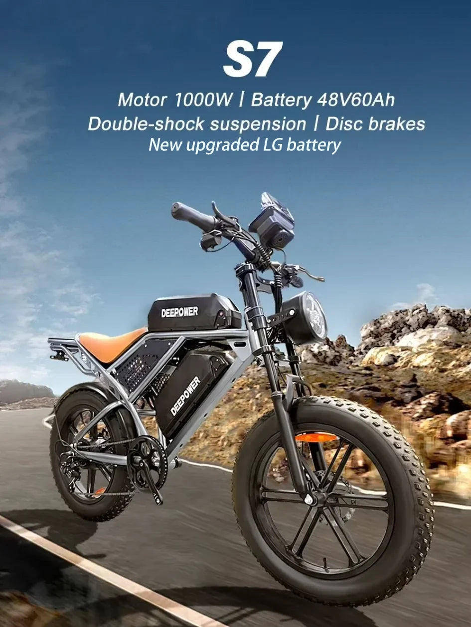 DEEPOWER S7 Off-Road Electric Bike