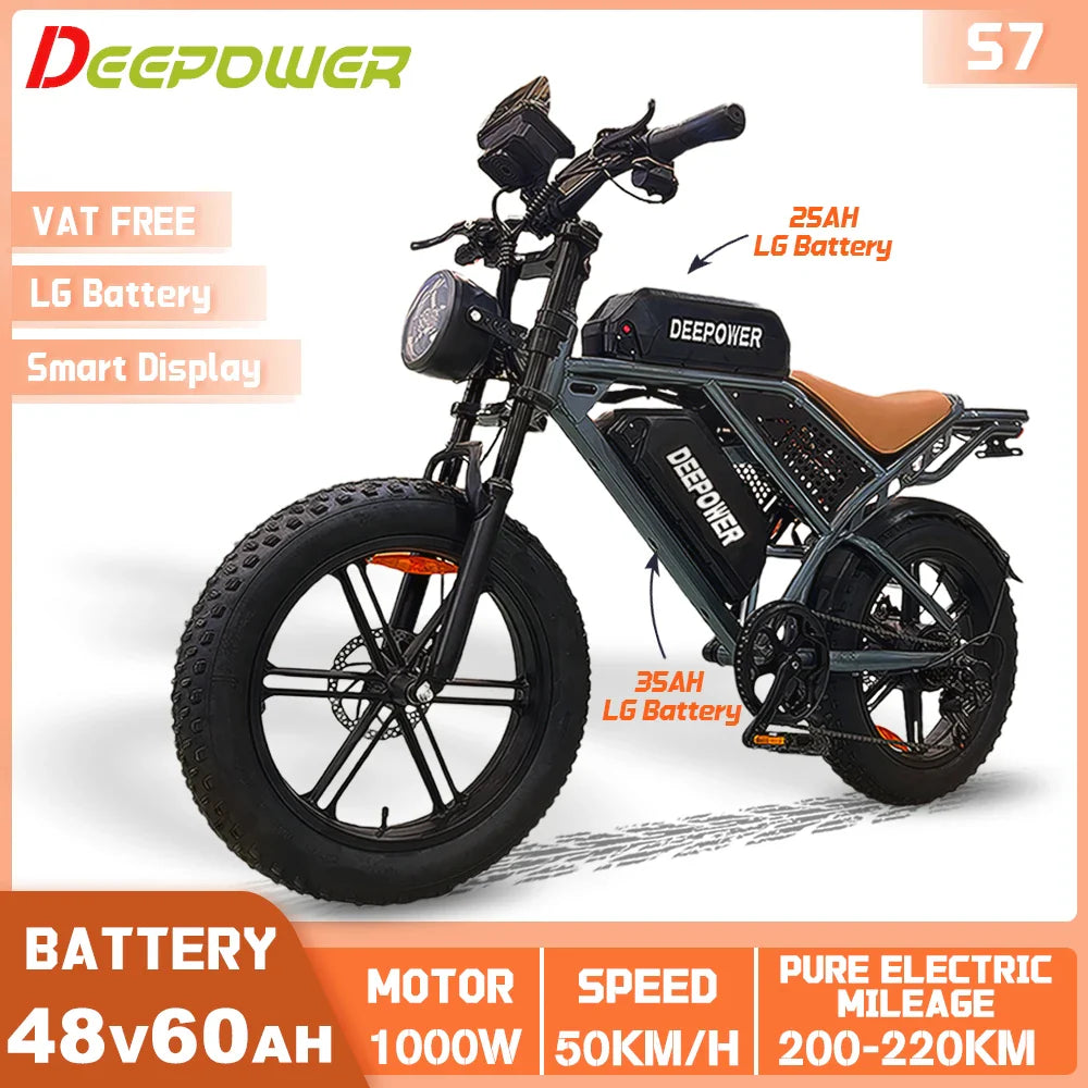 DEEPOWER S7 Off-Road Electric Bike