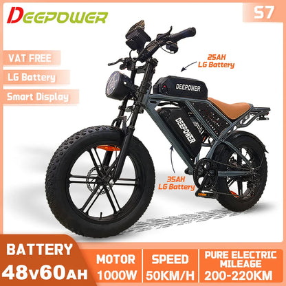 DEEPOWER S7 Off-Road Electric Bike