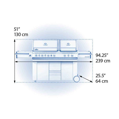 Napoleon Prestige PRO™ 825 with Power Side Burner