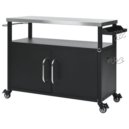 K&K 54.5" Stainless Steel Prep Station