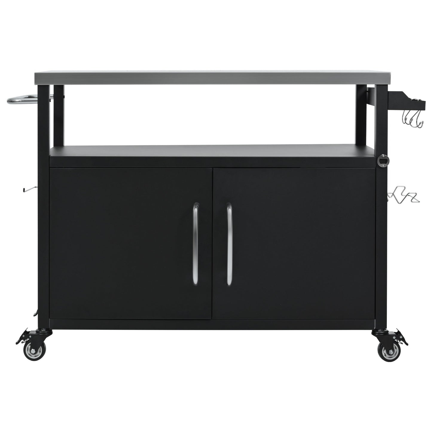 K&K 54.5" Stainless Steel Prep Station