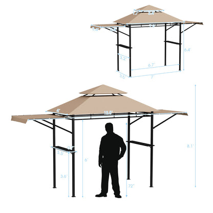 Feet Patio BBQ Grill Gazebo