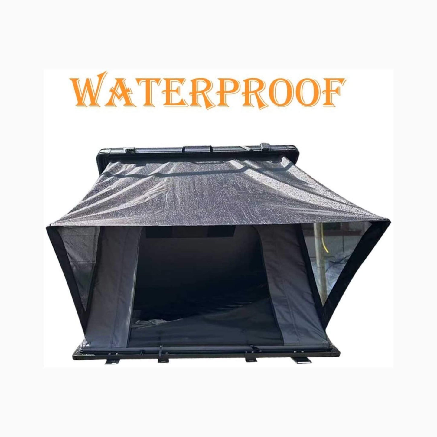 Trailora Premium Lightweight Hard Shell Rooftop Tent With LED Strip And Memory Foam (SAK51780)
